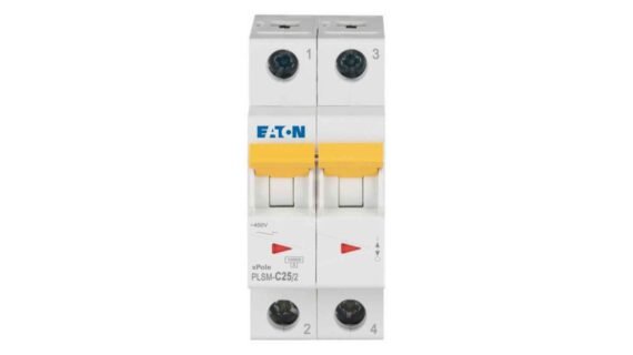 Eaton PLSM-C25/2-MW 25 A DP MCB 242407