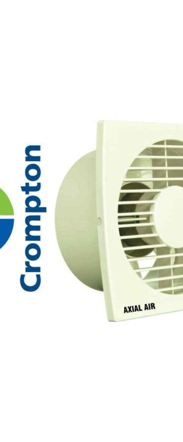 Crompton Axial Air 4'' 100MM-White Exhaust Fan