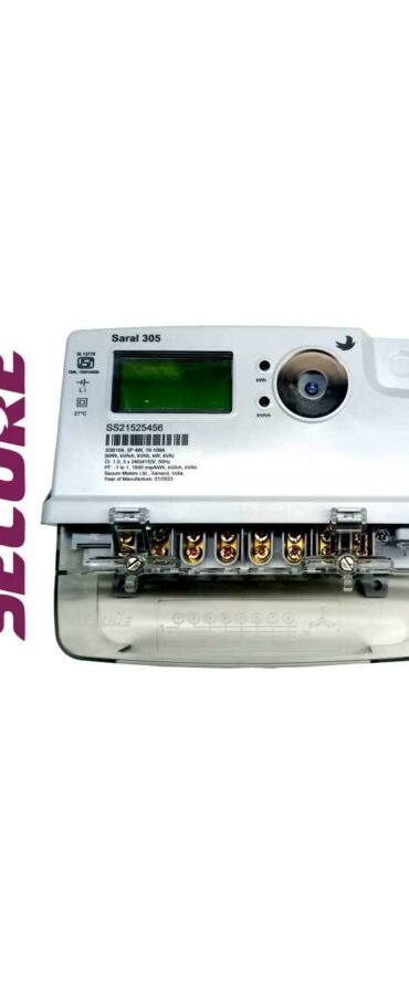 Saral 305 Uni-Directional Energy Meter Without Box
