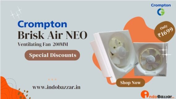 Breathe Easy with Crompton: Affordable Excellence in Exhaust Fans at Indobazzar