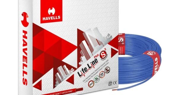 Havells Lifeline Cable WHFFDNBA11X0 1 sq mm Wire (Blue)
