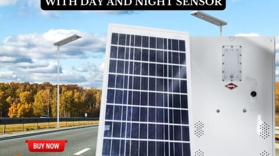 HPL ALL IN ONE SOLAR STREET LIGHT 15W WITH DAY AND NIGHT SENSOR