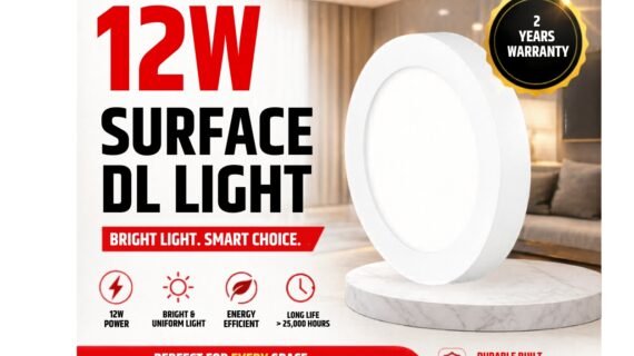 Eveready 12W Surface Panel Light Round