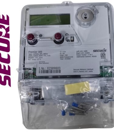 Secure Premier 300 Three Phase Ltct Solar Net Energy Meter Up-Approved