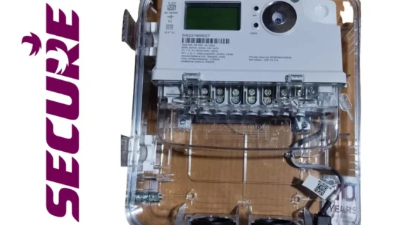 Secure Saral 10-100A Bi-Directional/Three Phase Net Energy Meter (For Haryana Approved)