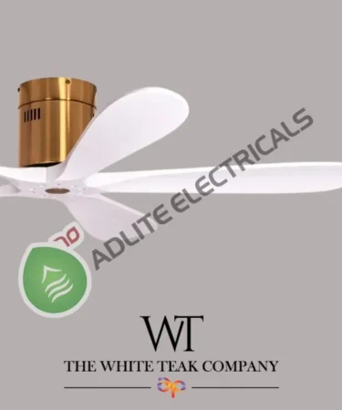Carmel White & Gold 5-Blade Designer Ceiling Fan