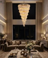 Ceramic Double Height Chandelier