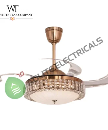 Fly Far Crystal Chandelier Ceiling Fan