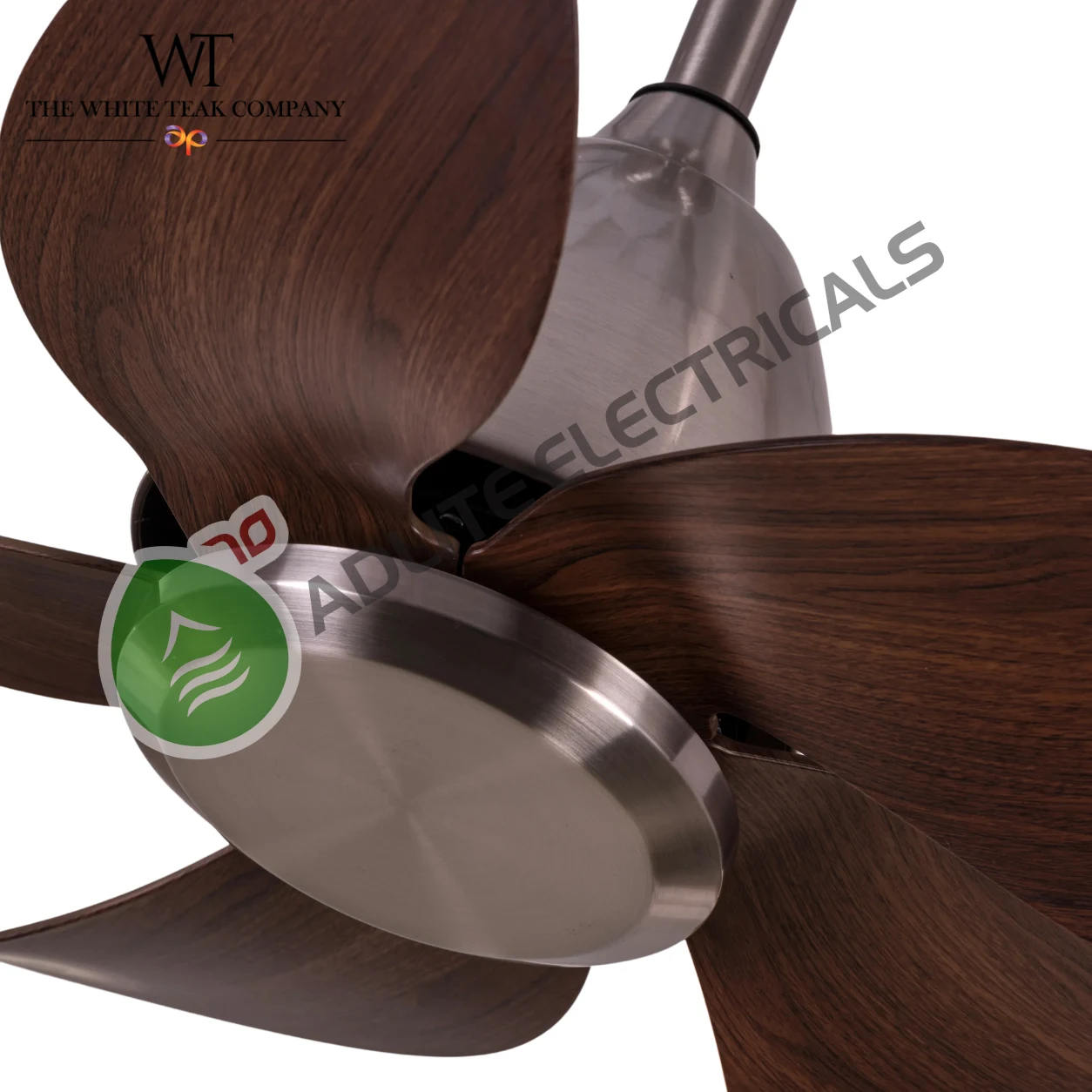 Piccadilly Circus Designer Ceiling Fan (WhiteTeak by Asian Paints)