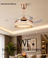 Through The Fire Crystal Chandelier Ceiling Fan (9)