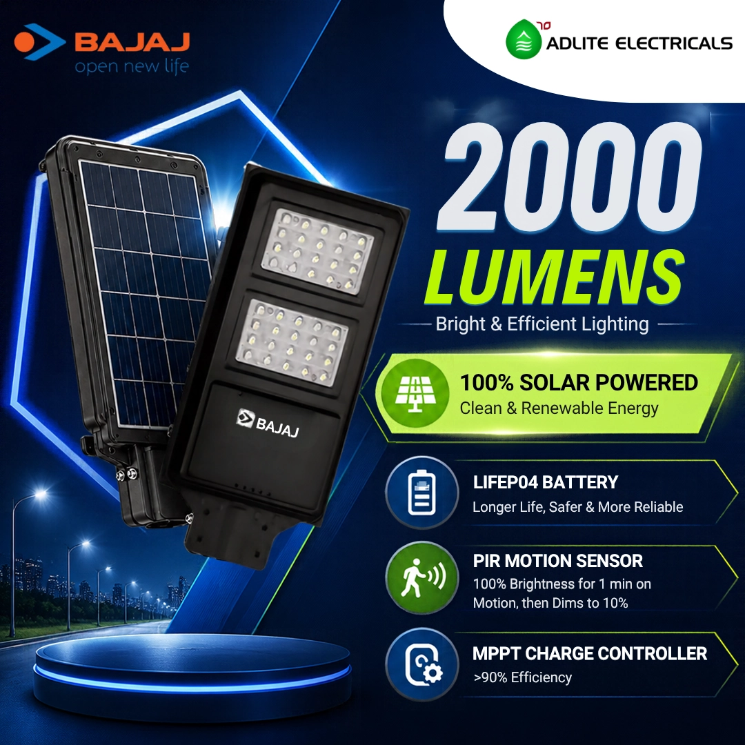 BAJAJ 14W ALL IN ONE SOLAR STREET LIGHT