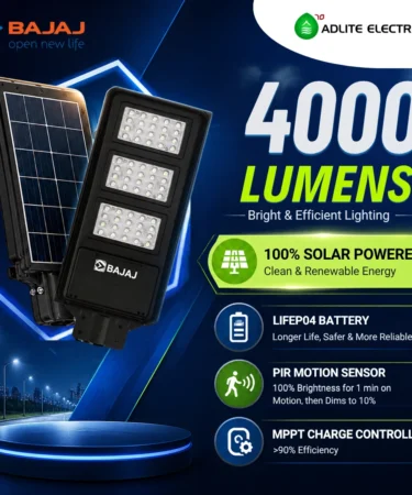 BAJAJ 28W ALL IN ONE SOLAR STREET LED LIGHT