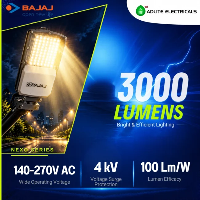 Various Led Lights BAJAJ 30W LED STREET LIGHT