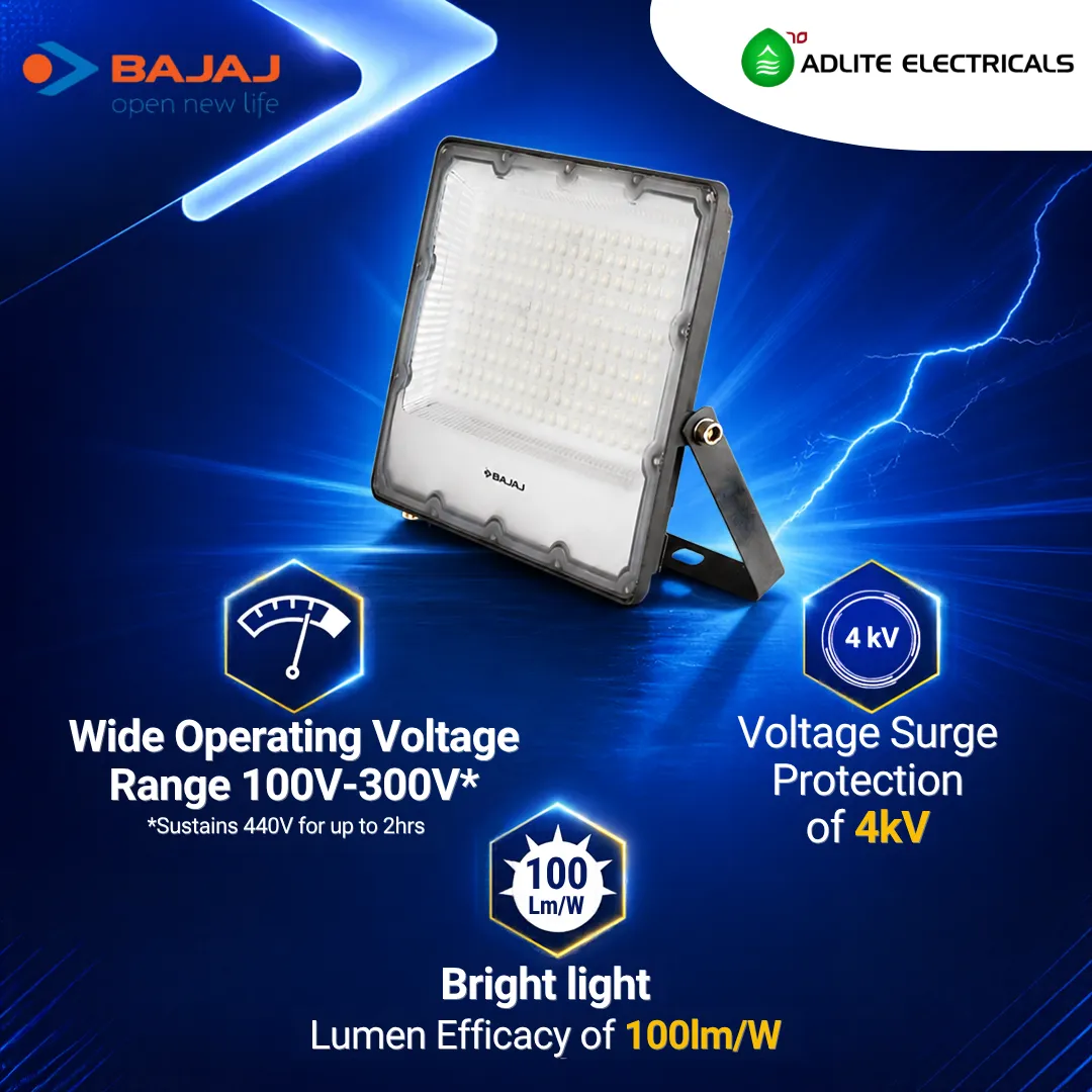 BAJAJ 50W LED FLOOD LIGHTS-6K lm