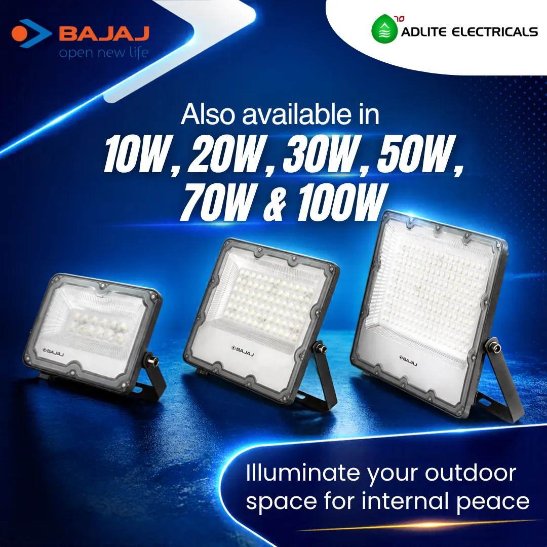 BAJAJ 50W LED FLOOD LIGHTS-6K lm